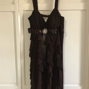 Pure Chocolate Silk Dress. Never worn.